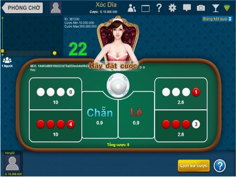 xóc đĩa bịp