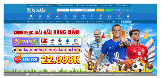 nhà cái 123B online
