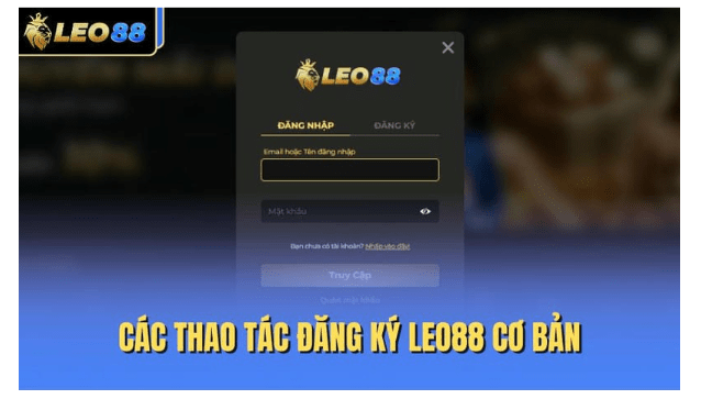 đăng ký tài khoản Leo88