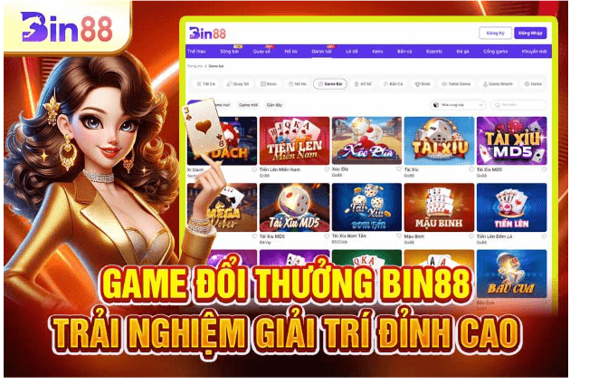 đăng ký tài khoản Bin88