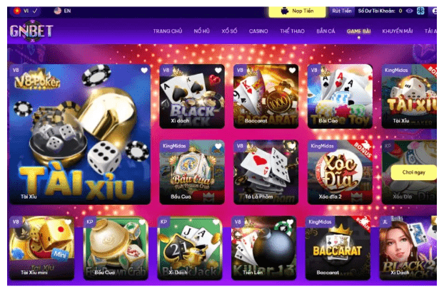 Game bài tại Gnbet