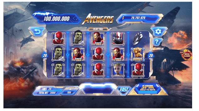 Nổ Hũ Avenges 188Bet