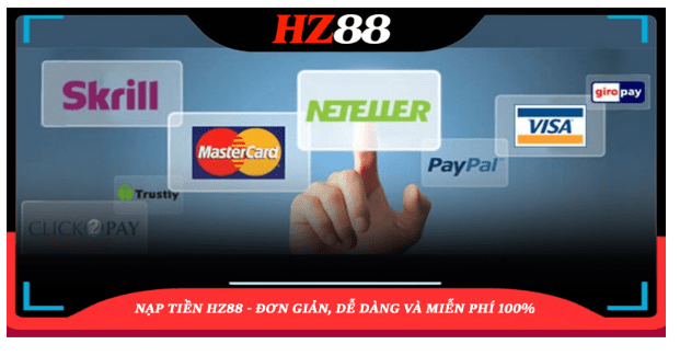 Nạp tiền hz88